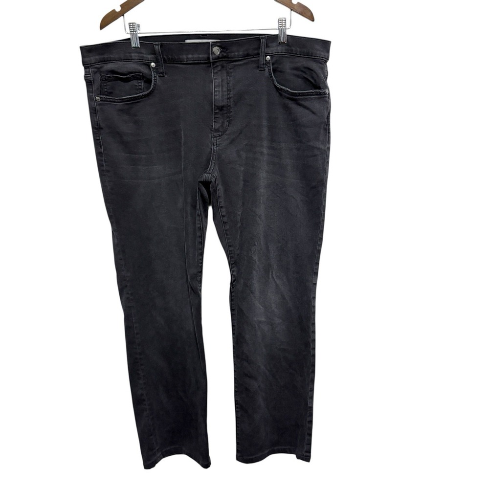 Joes Jeans Mens 38 Black Stretch Mid Rise Straight Leg 5 Pocket Casual Inseam 29